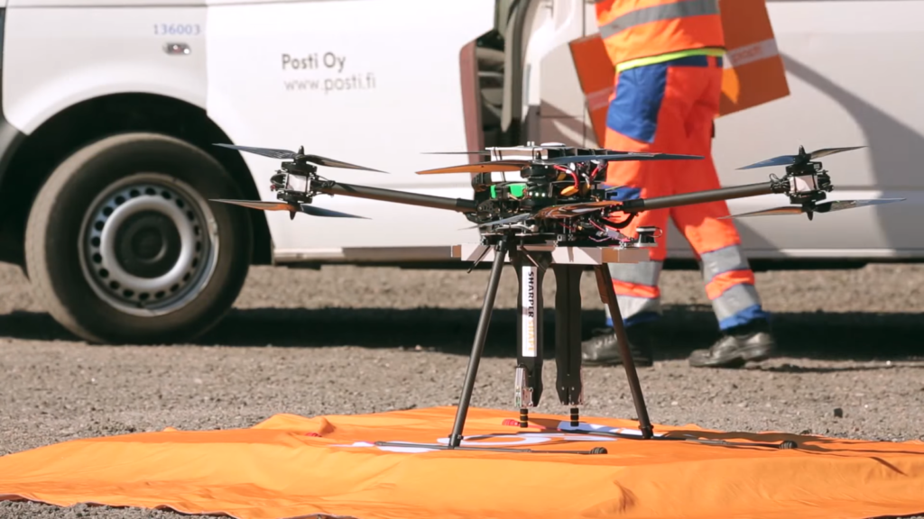 Finnish postal operator Posti carries out trial drone deliveries