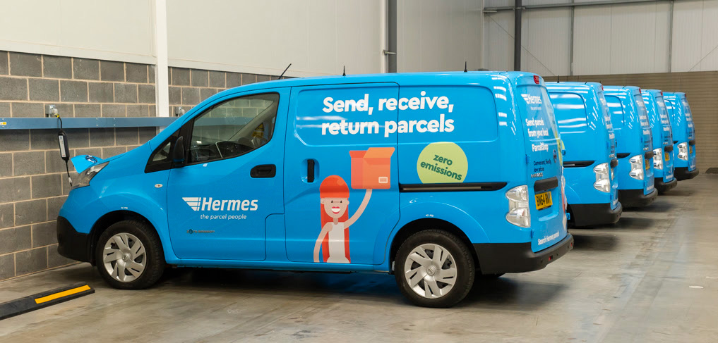 hermes delivery vans