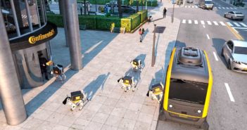 Continental demonstrates autonomous delivery robots at CES 2019 Continental demonstrates autonomous delivery robots at CES 2019