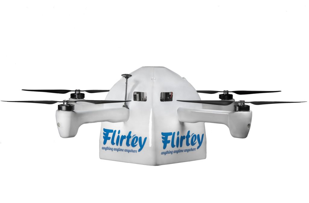 Flirtey unveils advanced drone delivery technology