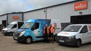 Whistl trialling the first electric Renault Trucks Master ZE to be licensed on UK roads