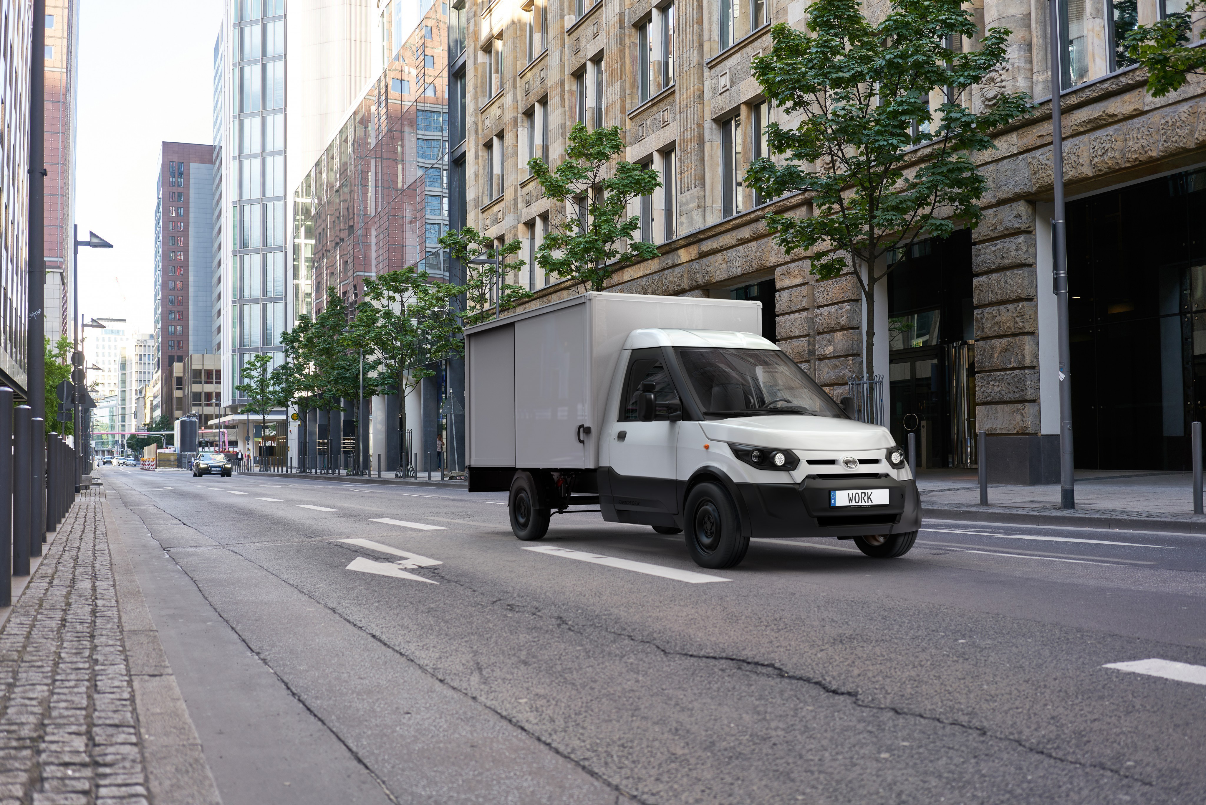 StreetScooter showcases new versions of its allelectric commercial