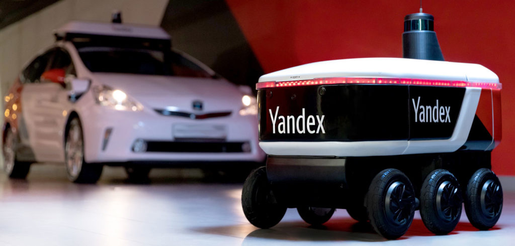 Yandex launches new delivery robot for small cargo