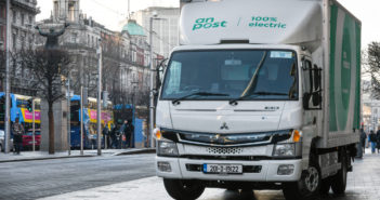 FUSO eCanter delivers post in Dublin