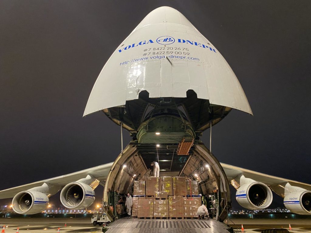 GEODIS establishes air bridge for mask transportation
