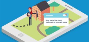 Hermes supports contactless delivery with MyPlaces