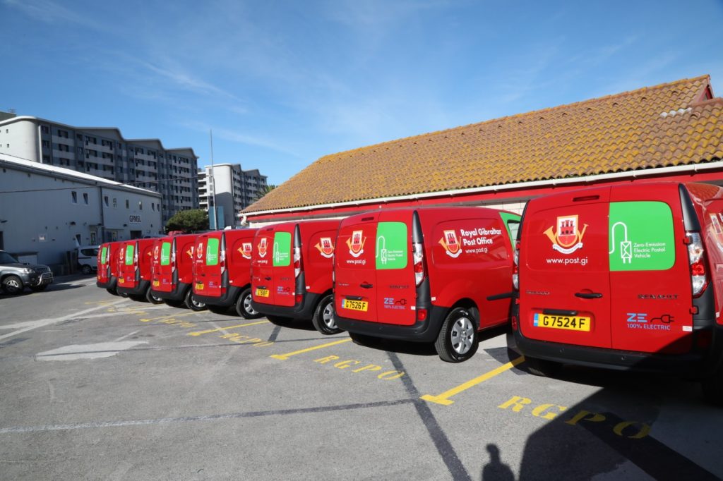 Gibraltar rolls out world’s first fully electric postal delivery fleet