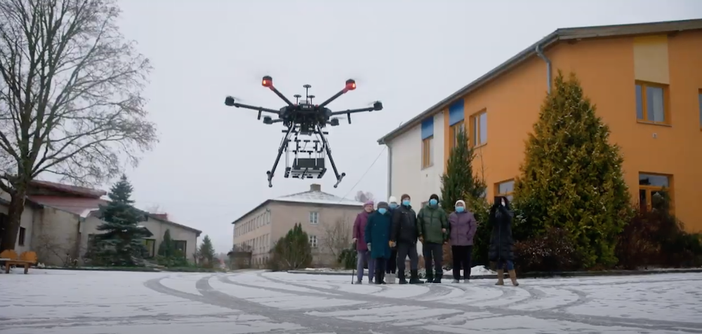 First-ever drone delivery in Latvia completed
