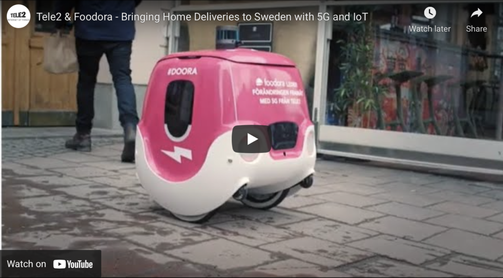 Doora the Droid: Trialing robot deliveries in Stockholm