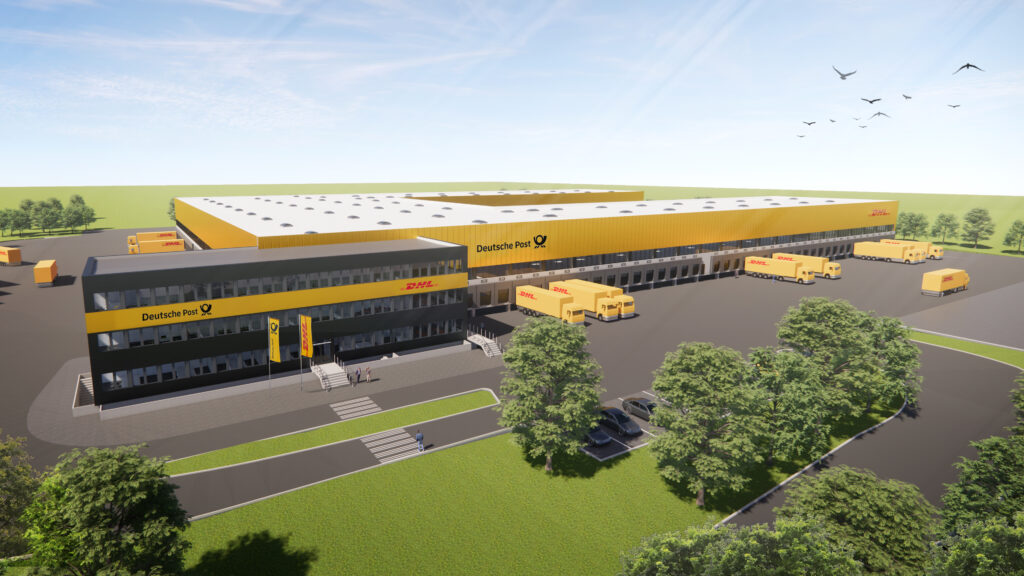 DHL breaks ground on the largest parcel center in Germany