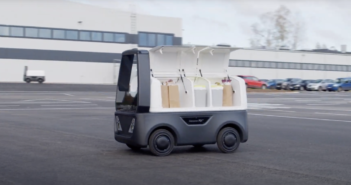 Cleveron shows off autonomous last-mile delivery robot