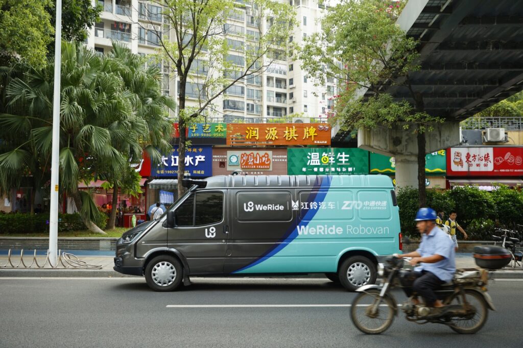 WeRide showcases L4 self-driving delivery van