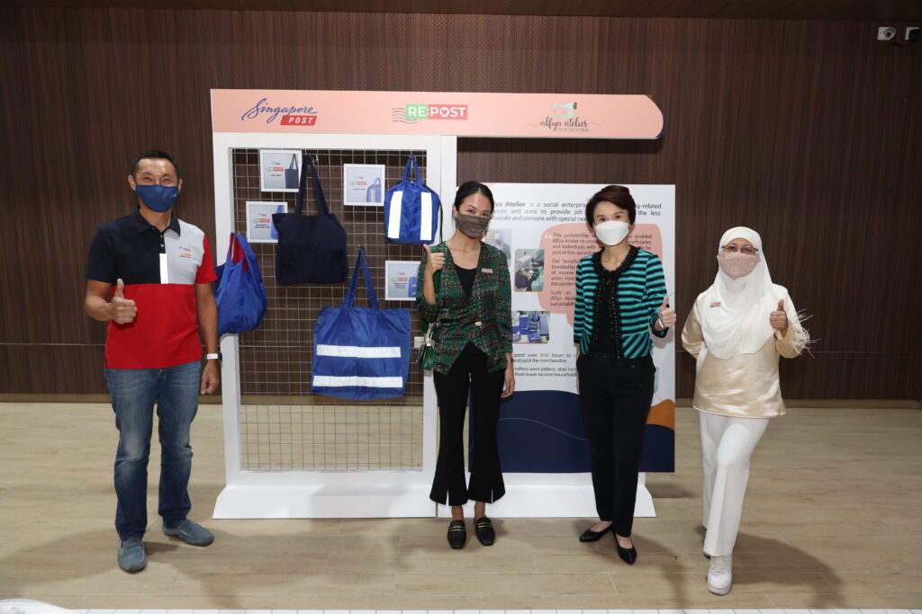 SingPost launches upcycling initiative for discarded blue uniforms