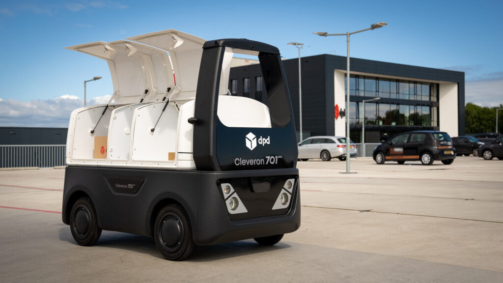 DPD Netherlands trials Cleveron’s 701 autonomous delivery vehicle