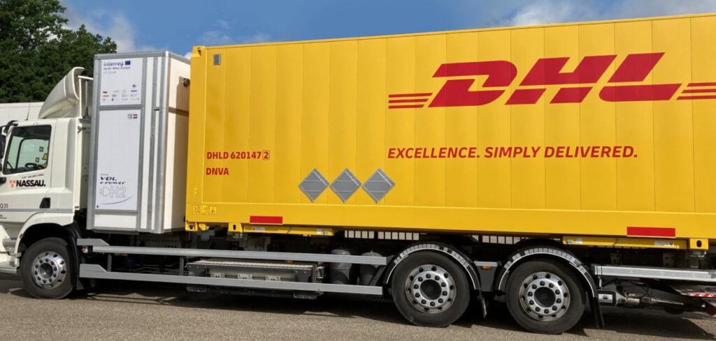 DHL Express tests hydrogen truck on long-haul route