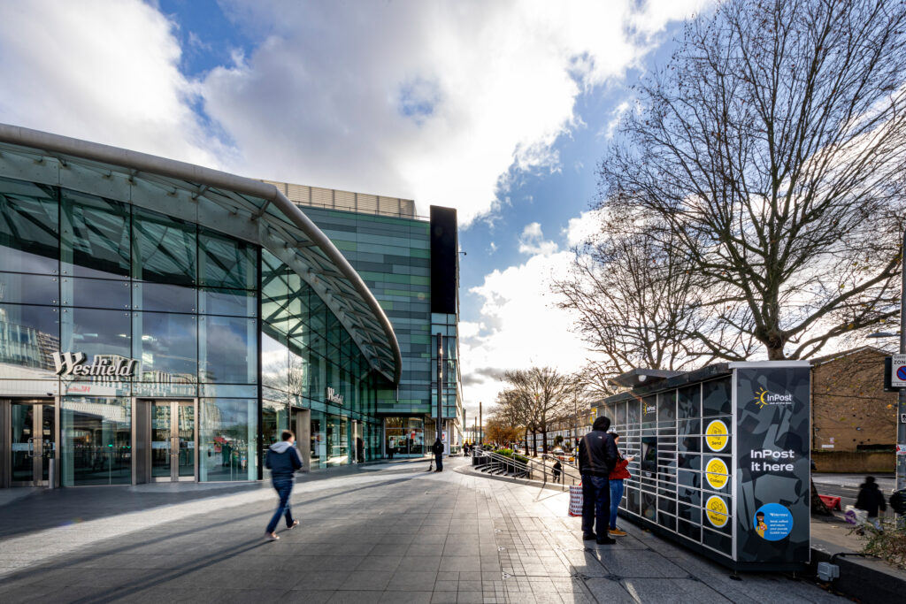 InPost parcel lockers installed at Westfield shopping centers