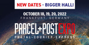 New hall and new dates for Parcel+Post Expo 2022