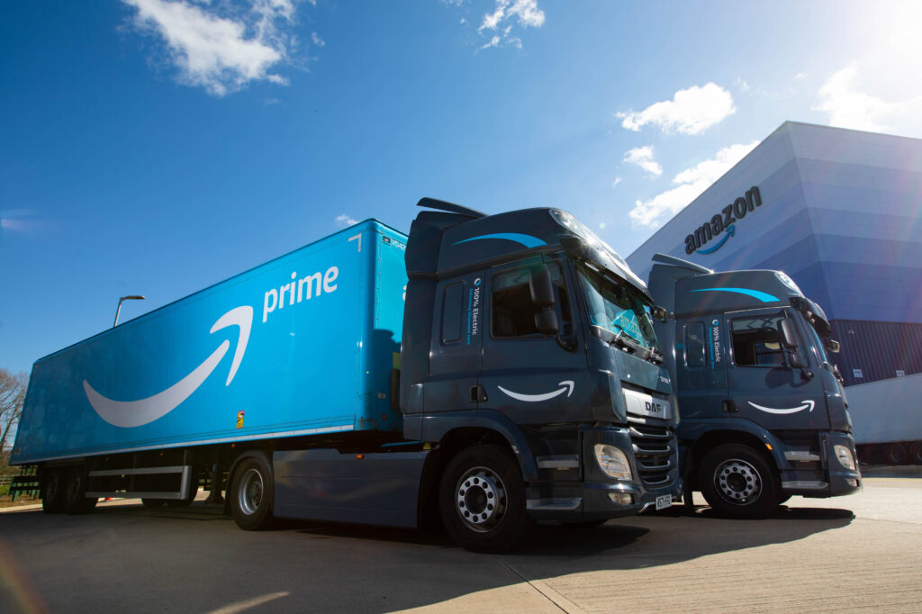 Amazon rolls out electric HGVs as part of UK delivery fleet