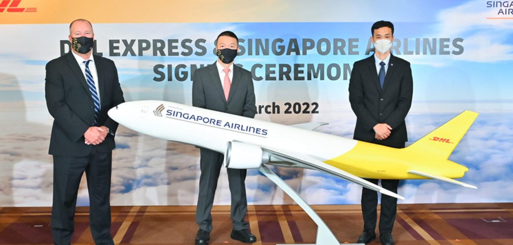DHL Express and Singapore Airlines to deploy five Boeing 777