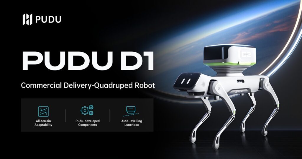Pudu Robotics unveils quadruped delivery robot to tackle uneven terrain