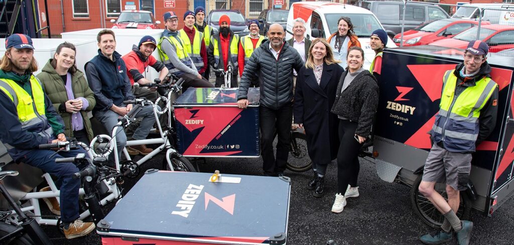 Zedify opens delivery hub and reveals two new zero-emission cargo trikes