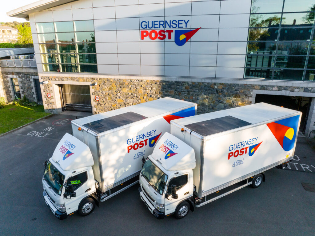 Guernsey Post retrofits larger delivery vehicles with solar panels