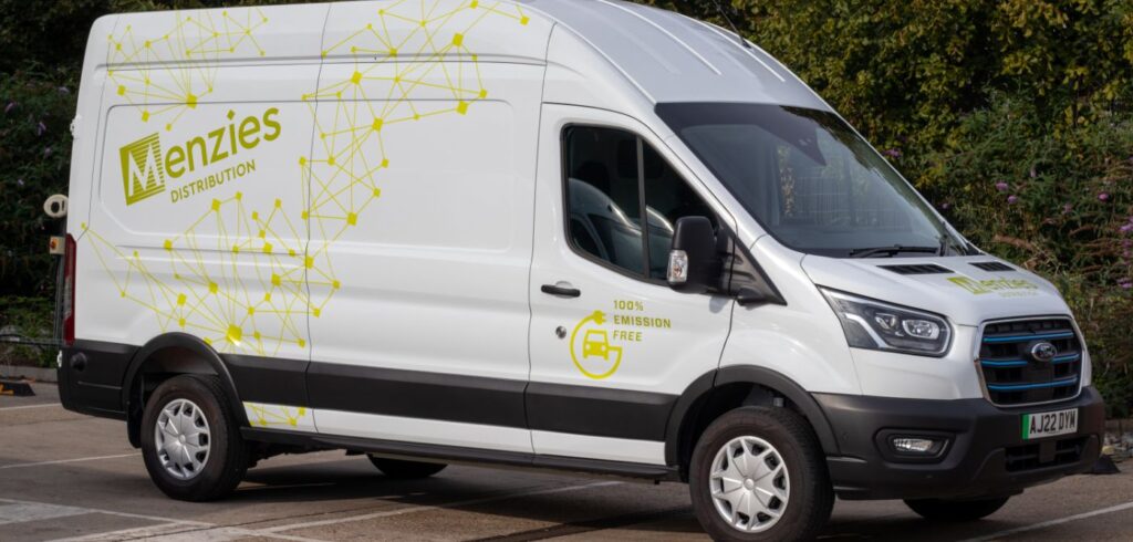 Menzies trials Ford E-Transit