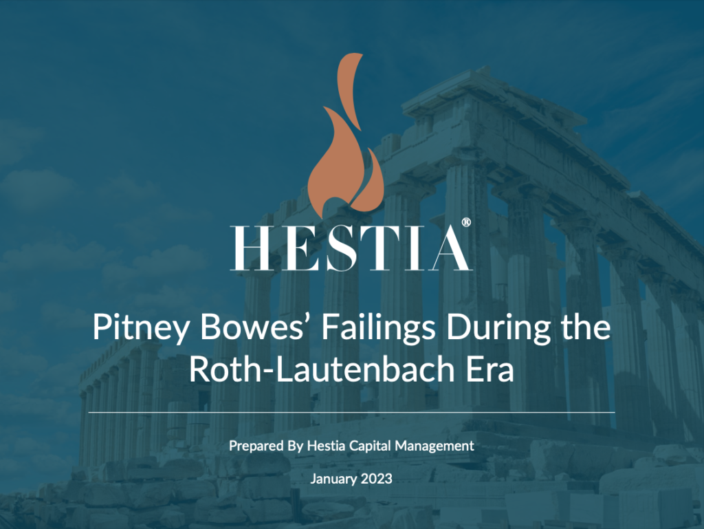 Hestia nominates seven candidates for Pitney Bowes board of directors