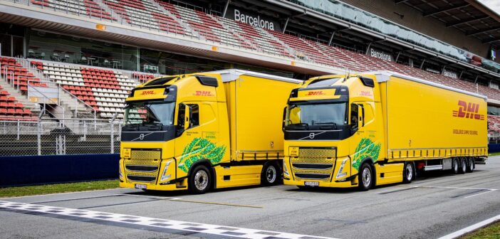 DHL launches Formula 1 biofuel truck fleet