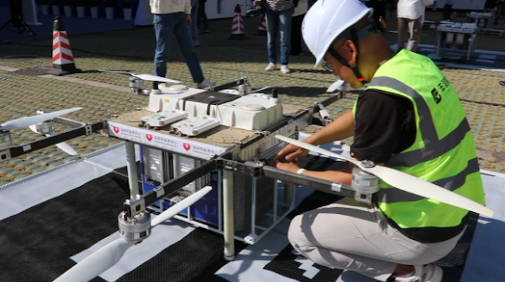 China’s first blood transportation drone launched in Shenzhen