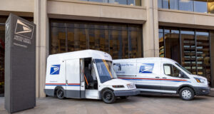 USPS unveils first EV charging stations