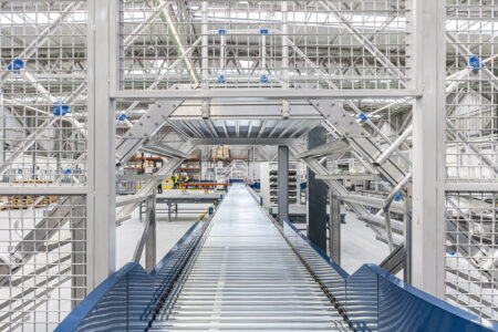 Inside the newly refurbished FedEx facility in the cargo center of the Adolfo Suarez – Madrid Barajas Airport