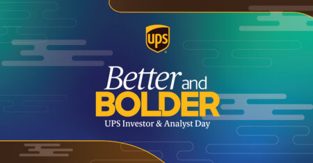 UPS investor and analyst conference logo