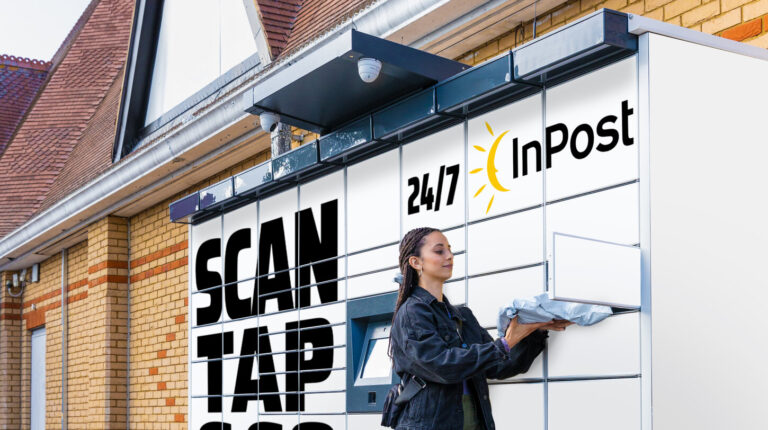 ANALYSIS: Following its Spanish acquisition, is InPost set to focus more on home delivery? Woman using one of InPost's lockers to post a parcel.