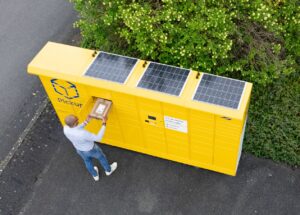 Pickup debuts France’s first solar-powered parcel lockers