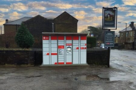 VIDEO: Why parcel lockers are coming to pubs in the UK Lockers outside stonegate pub