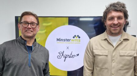 Phoebus van Deventer, Managing Director of Minster WMS, James Stockton, Director for Sales and Partnerships at Shipster.