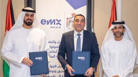 EMX to enhance delivery of consular services for Jordanian residents in Dubai EMX to enhance delivery of consular services for Jordanian residents in Dubai H E Abdulla Mohammed Alashram, group CEO of 7X, H E Asem Ababneh, the Consul General of Jordan in Dubai and the Northern Emirates, and Tariq Al Wahedi, general manager of EMX