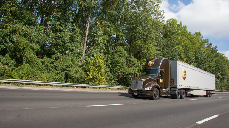 UPS to sell logistics business unit for US$1bn UPS truck on the road