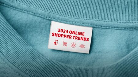 Social commerce takes the lead in e-commerce consumer preference, DHL reports Sweatshirt with 2024 online shopper trends written on the label