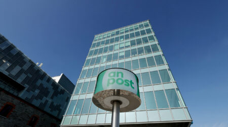 An Post headquarters with signage.