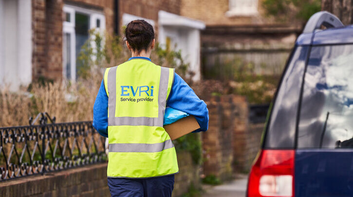 Evri creates 9,000 jobs to handle record parcel volumes Female Evri courier carrier parcels