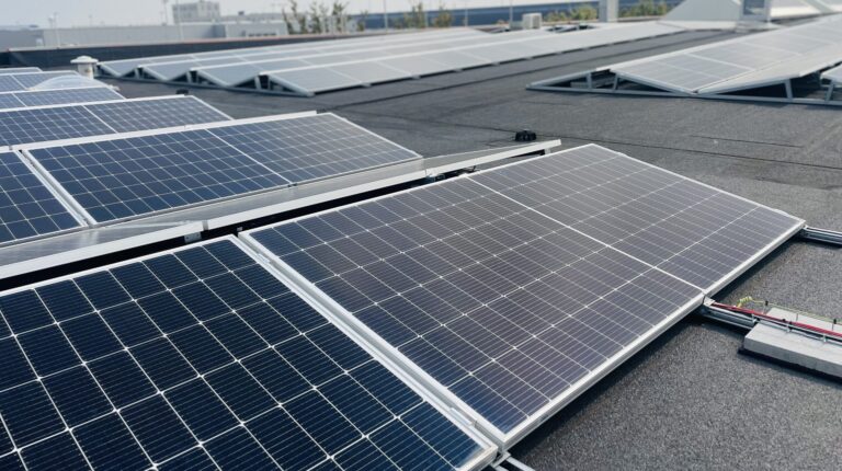 bpost installs additional 618 solar panels to boost carbon savings solar panel installation on rooftop