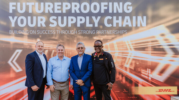 DHL launches supply chain services in UAE L-R: Hendrik Venter, CEO DHL Supply Chain EMEA; Alexander Branagh, managing director DHL Supply Chain UAE; Samer Kaissi CEO DHL Global Forwarding UAE; and Amadou Diallo CEO DHL Global Forwarding Middle East and Africa