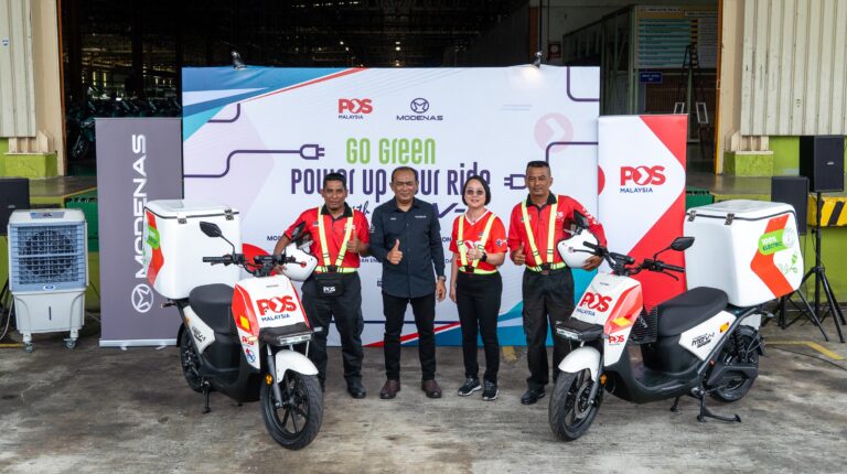Pos Malaysia adds 1,000 electric motorcycles to fleet Pos Malaysia adds 1,000 electric motorcycles to fleet