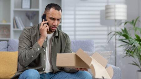 Third of UK shoppers experienced parcel delivery problems last month Third of UK shoppers experienced parcel delivery problems last month.