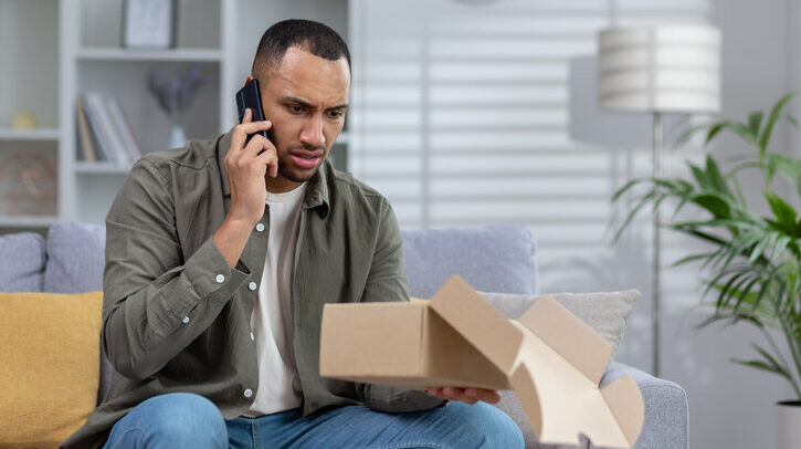 Third of UK shoppers experienced parcel delivery problems last month Third of UK shoppers experienced parcel delivery problems last month.