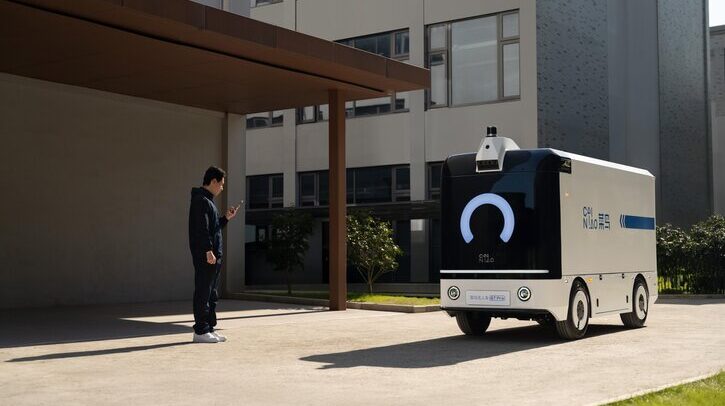 Cainiao launches new autonomous delivery vehicle for public roads Cainiao Autonomous Vehicle GT Pro