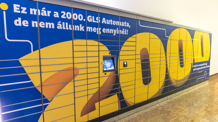 Keba installs 2,000th parcel locker for GLS Hungary.