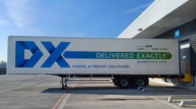 DX Group switches to green HVO at central logistics hub